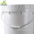 Plastic Pail 20 Liter paint black plastic screw top pail Factory